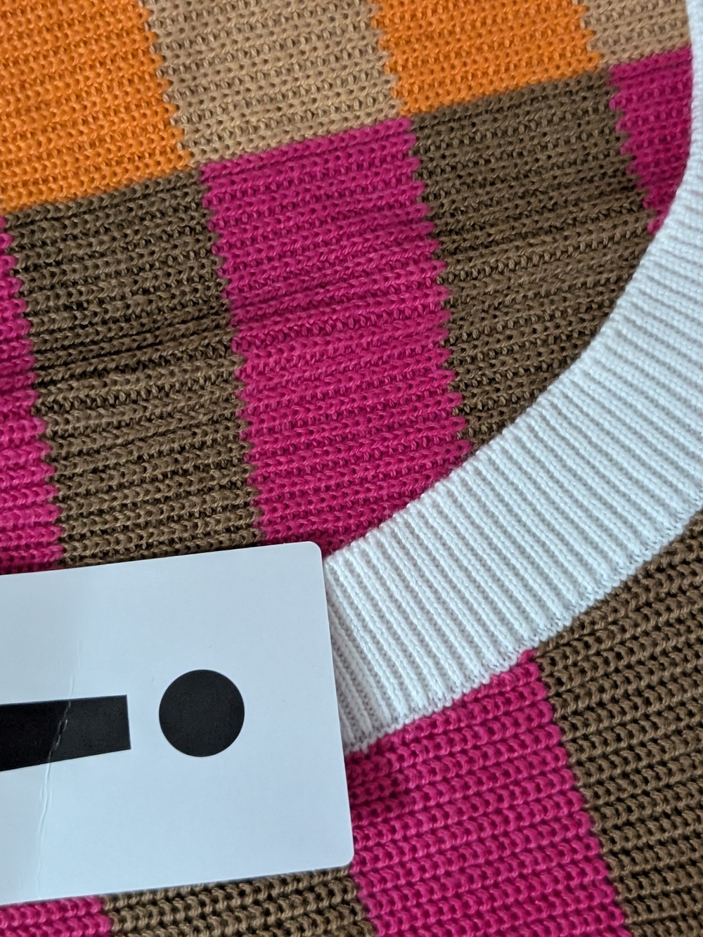 Wenrine Striped Maxi Sweater Dress in Pink & Orange - Picture 9 of 9